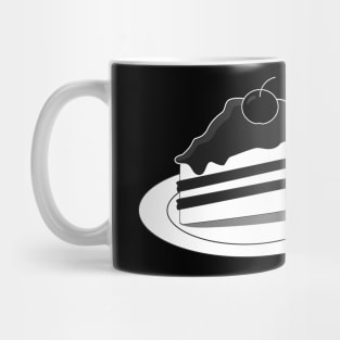 black cake Mug